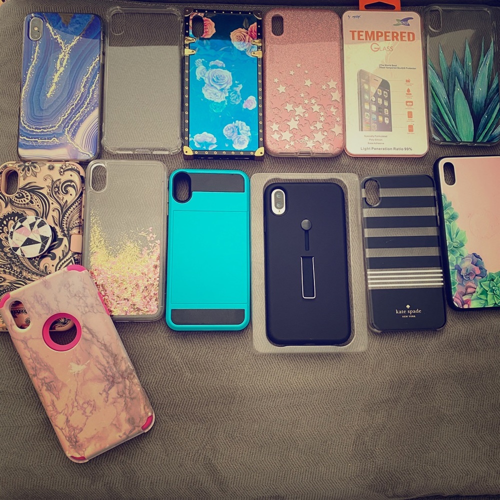 iPhone XS max 10 case 11 case and 1 tempered glass